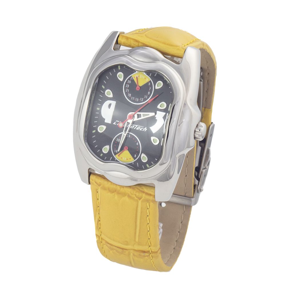 Orologio elegante in pelle bicolore Chronotech