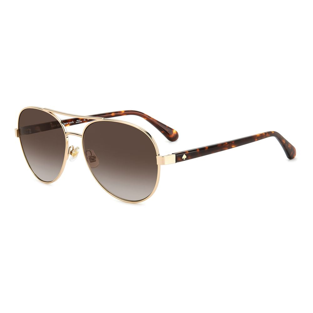 Occhiali da sole Kate Spade in metallo dorato