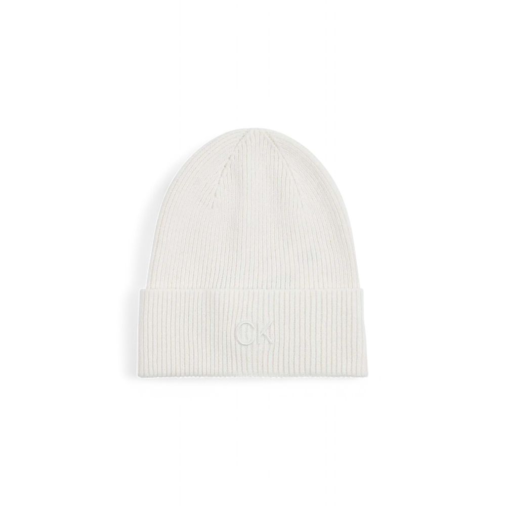 Cappello da baseball Calvin Klein in cotone biologico bianco