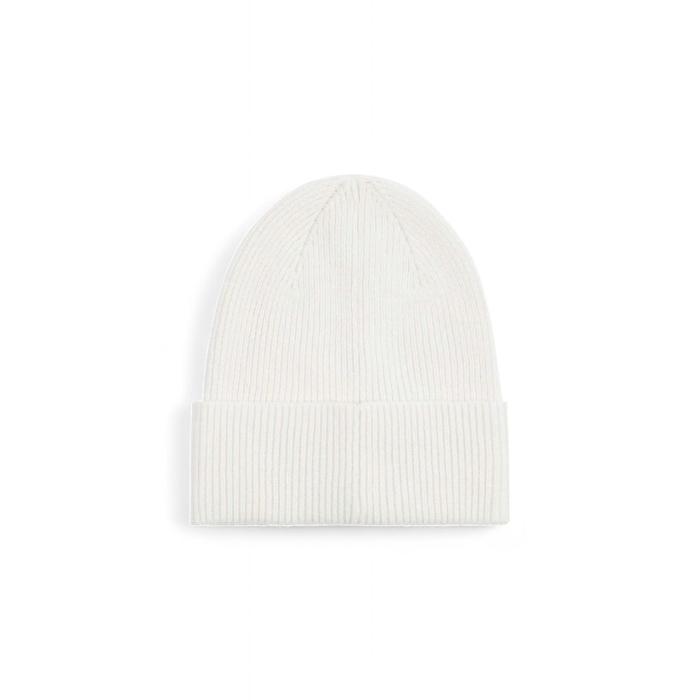 Cappello da baseball Calvin Klein in cotone biologico bianco