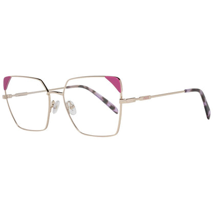 Emilio Pucci Occhiali da vista in metallo e plastica color oro rosa (montature)