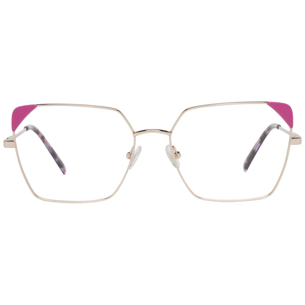 Emilio Pucci Occhiali da vista in metallo e plastica color oro rosa (montature)
