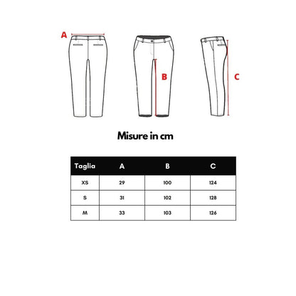 Pantaloni sportivi in ​​cotone rosso Dsquared²