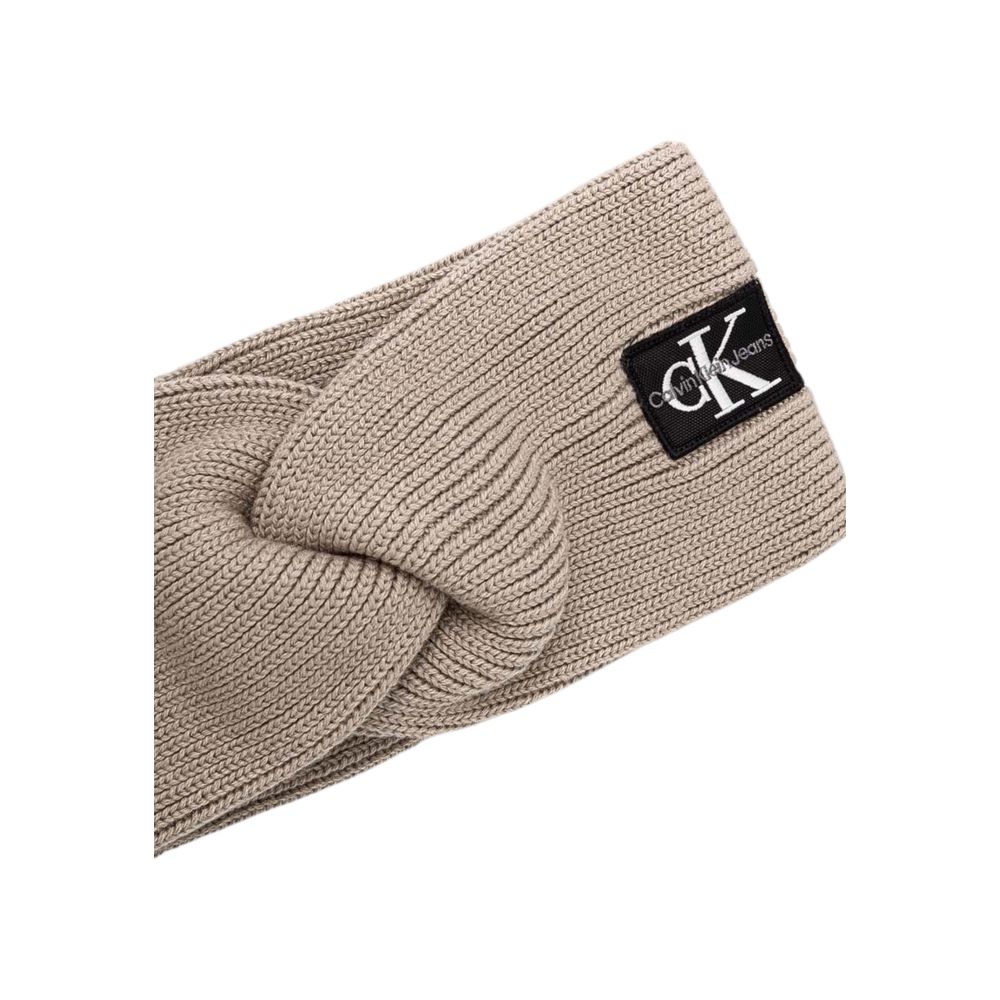 Cappello in cotone beige Calvin Klein Jeans