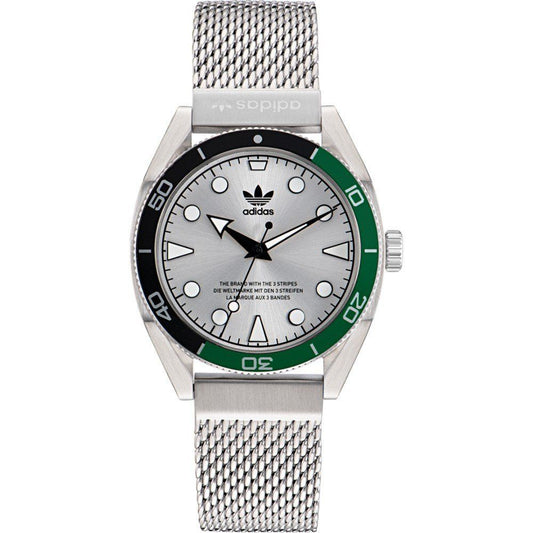Orologio elegante Adidas in acciaio inossidabile grigio