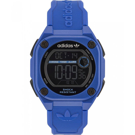 Orologio digitale sintetico blu Adidas