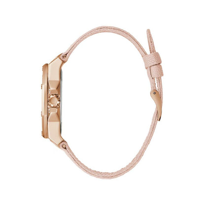 Guess Multicolor Leather Dress Watch