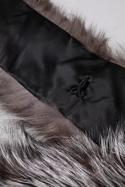 Dolce &amp; Gabbana - Scaldacollo invernale in pelliccia di volpe grigia