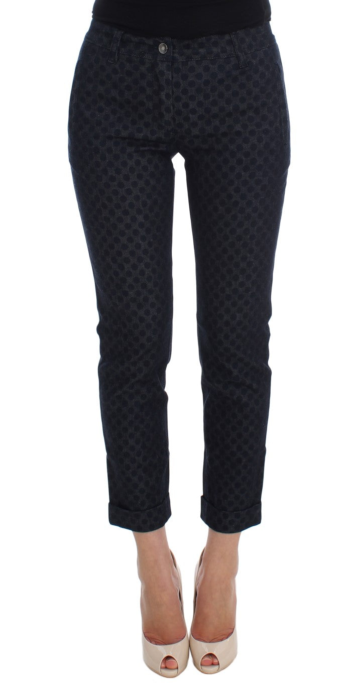 Jeans Capri slim a pois Dolce &amp; Gabbana
