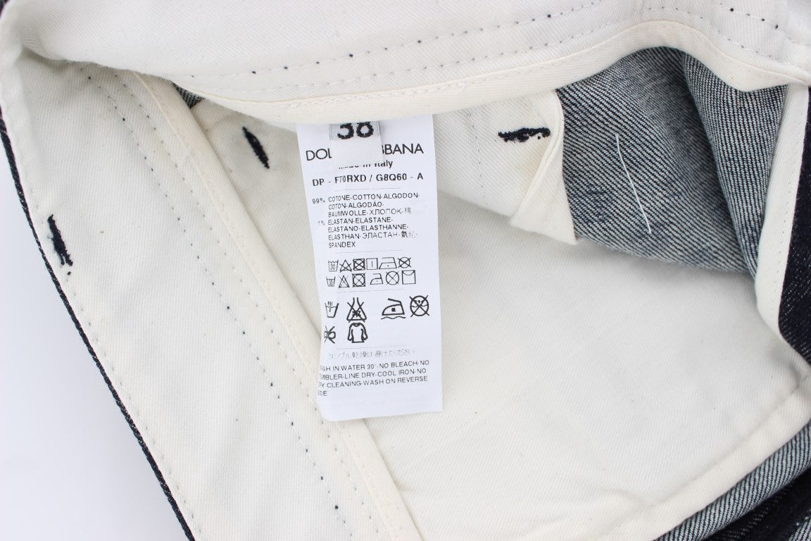Jeans Capri slim a pois Dolce &amp; Gabbana