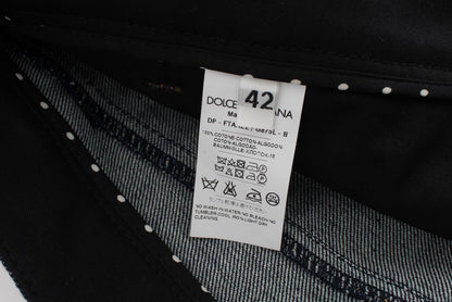 Jeans Torero CAPRI in cotone denim blu Dolce &amp; Gabbana