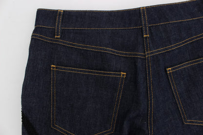 Jeans Torero CAPRI in cotone denim blu Dolce &amp; Gabbana