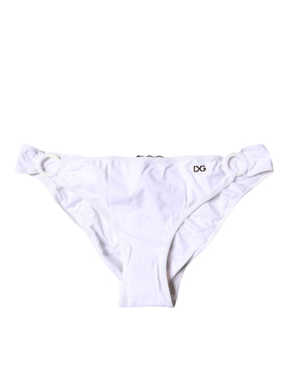 Dolce &amp; Gabbana Costume da bagno bikini in nylon bianco