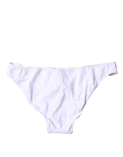 Dolce &amp; Gabbana Costume da bagno bikini in nylon bianco