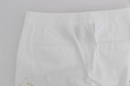 Dolce &amp; Gabbana Abito bianco con motivo floreale e pantaloni Sicily