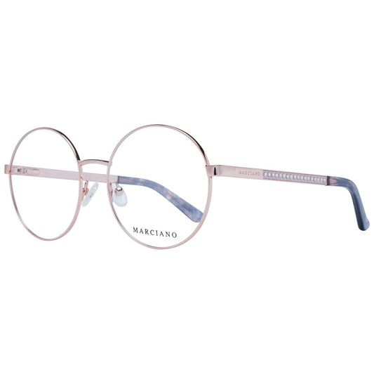 Occhiali da vista in metallo oro rosa Marciano by Guess (montatura)