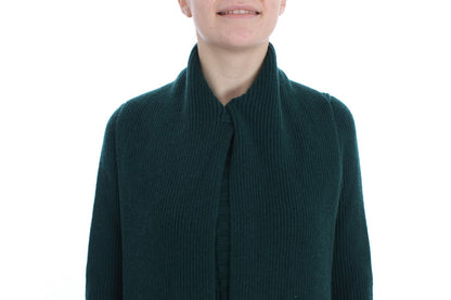 Cardigan in cashmere lavorato a maglia verde Dolce &amp; Gabbana