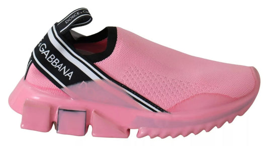 Dolce &amp; Gabbana Sneakers Sorrento basse rosa Slip On Casual Shoes