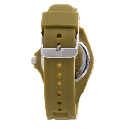 Orologio sportivo in gomma marrone Haurex