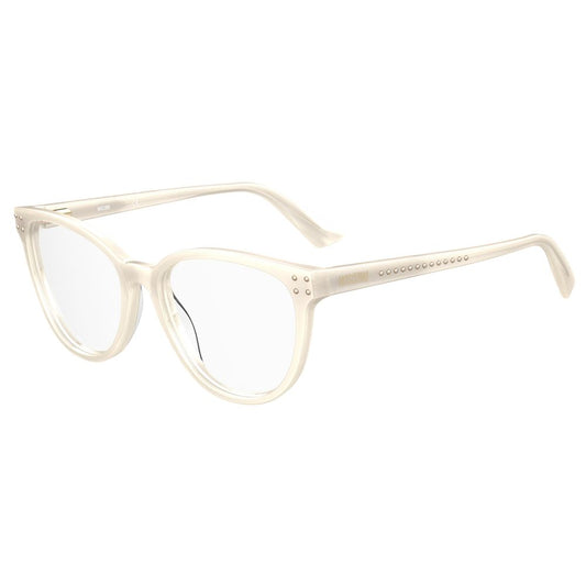 Occhiali da vista Moschino in acetato color crema (montatura)