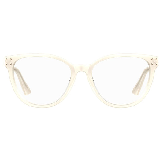 Occhiali da vista Moschino in acetato color crema (montatura)