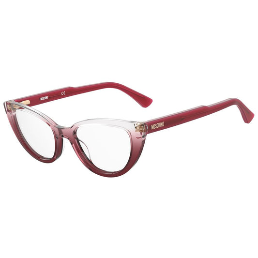 Occhiali da vista in acetato rosso Moschino (montatura)
