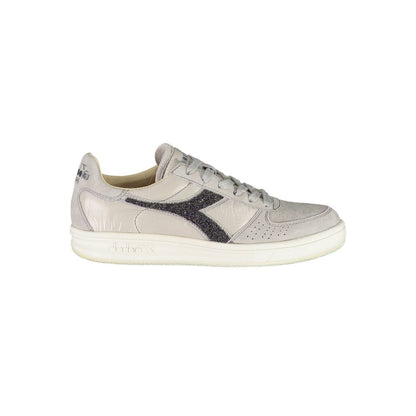 Sneaker Diadora da donna in pelle grigio