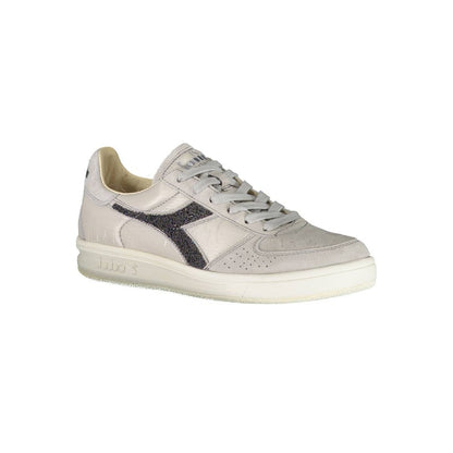 Sneaker Diadora da donna in pelle grigio