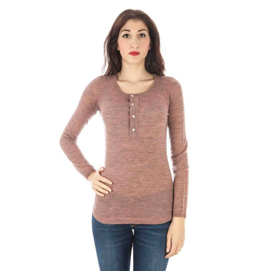 Maglione da donna Fred Perry Rosa Alpaca