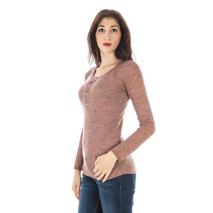 Maglione da donna Fred Perry Rosa Alpaca