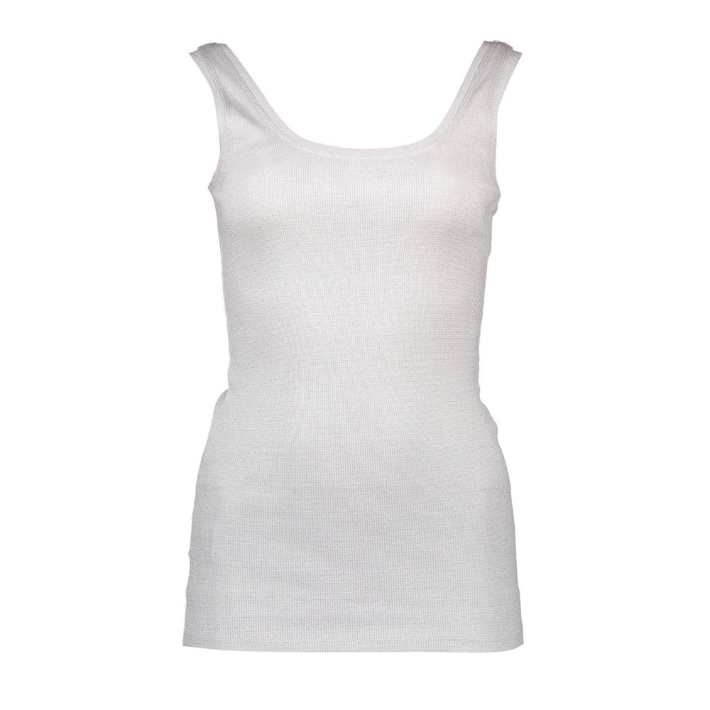 T-shirt da donna in cotone bianco Silvian Heach