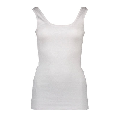T-shirt da donna in cotone bianco Silvian Heach