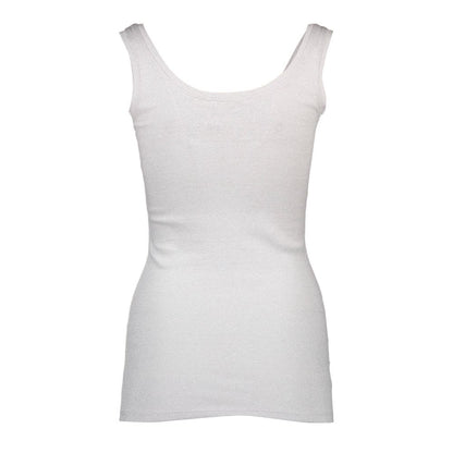 T-shirt da donna in cotone bianco Silvian Heach