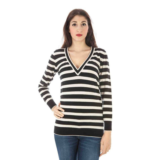Maglione da donna in lana nera Fred Perry