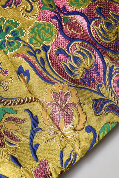 Minigonna a vita media in jacquard floreale multicolore Dolce &amp; Gabbana