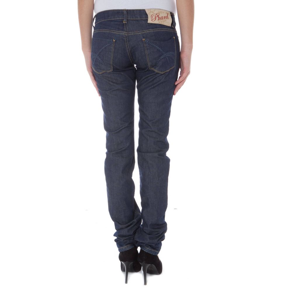 Jeans da donna in cotone blu Phard