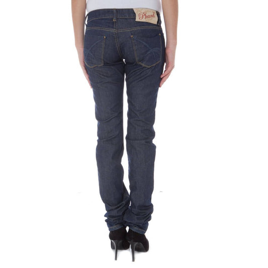 Jeans da donna in cotone blu Phard
