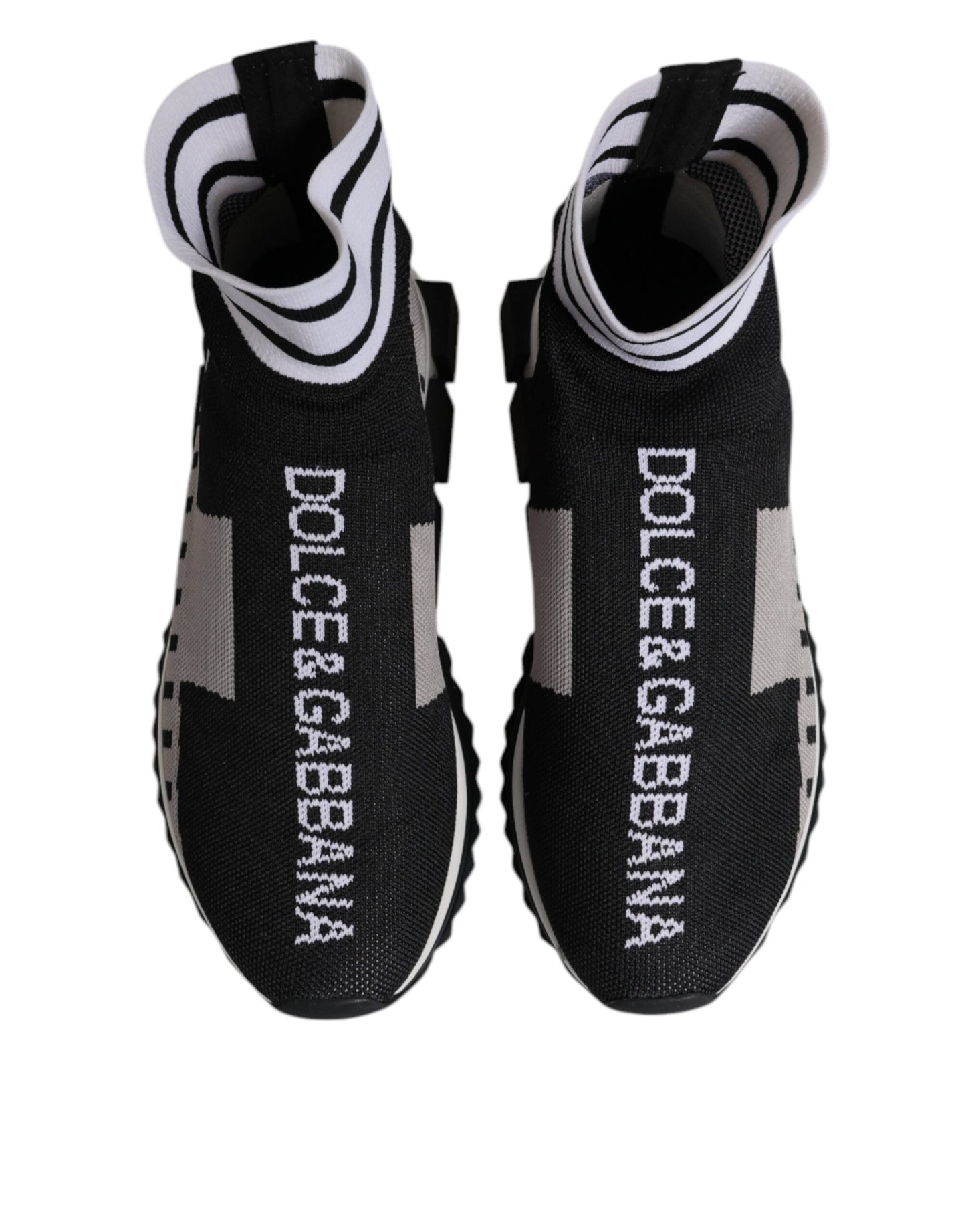 Dolce &amp; Gabbana Calzini Sorrento Neri Grigi Donna Sneakers Scarpe