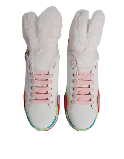 Dolce &amp; Gabbana Multicolor Low Top Sneakers Shoes