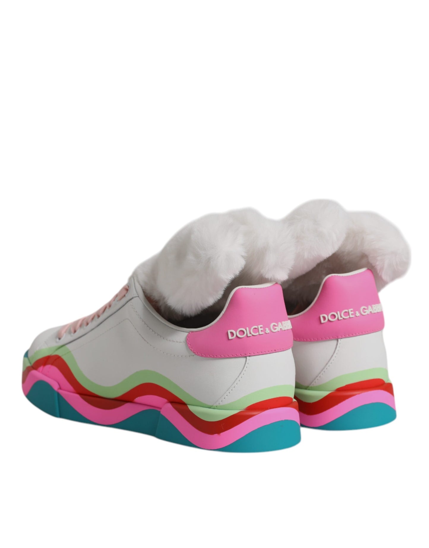 Dolce &amp; Gabbana Multicolor Low Top Sneakers Shoes