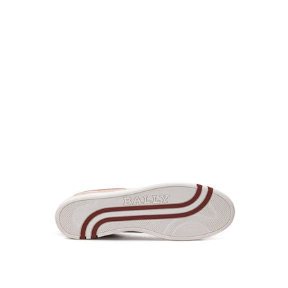 Sneakers basse in pelle rosa Bally