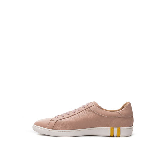 Sneakers basse Bally in tessuto rosa e pelle