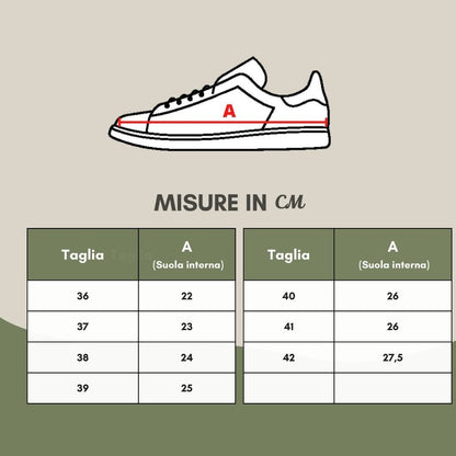 Sneakers basse in pelle bianca P448