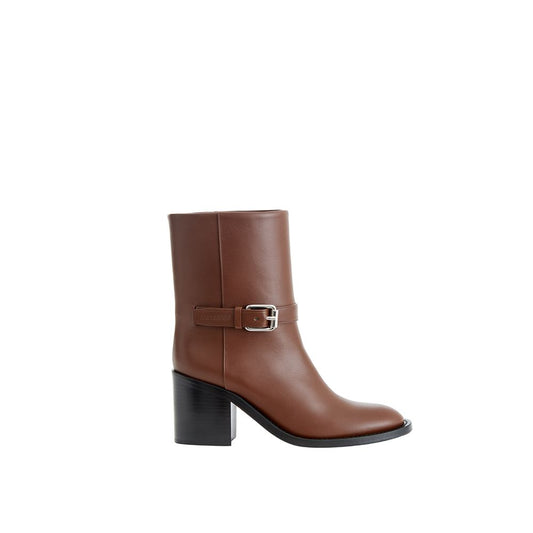 Stivaletti in pelle marrone Burberry
