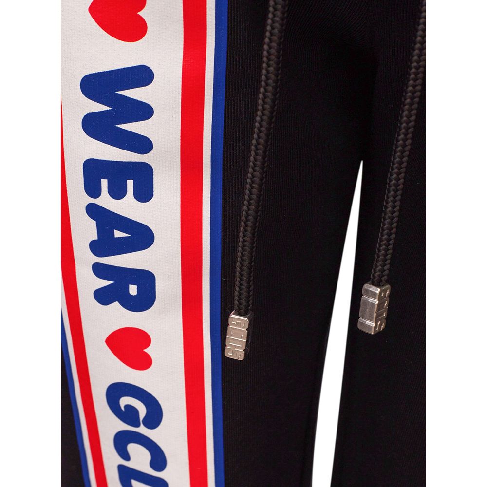 Pantaloni da jogging in cotone nero GCDS (pantaloni da allenamento)