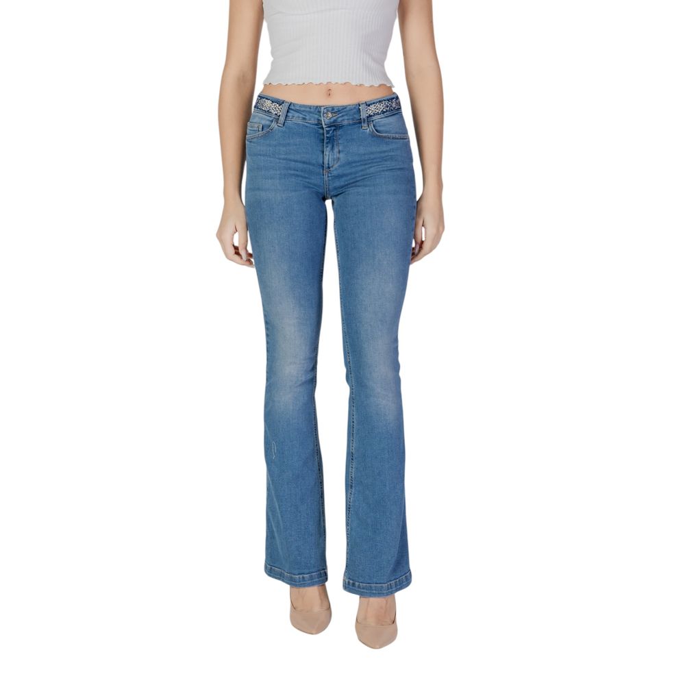 Jeans bootcut in cotone azzurro chiaro Liu Jo