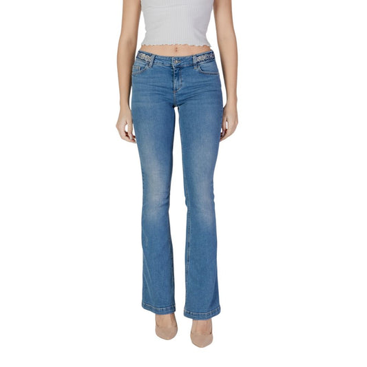 Jeans bootcut in cotone azzurro chiaro Liu Jo