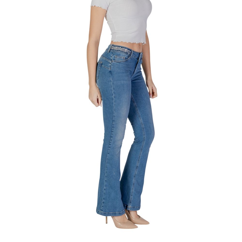 Jeans bootcut in cotone azzurro chiaro Liu Jo