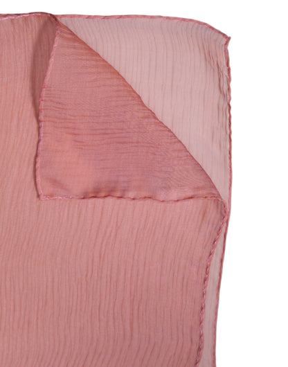 Dolce &amp; Gabbana Sciarpa da donna rettangolare in seta rosa