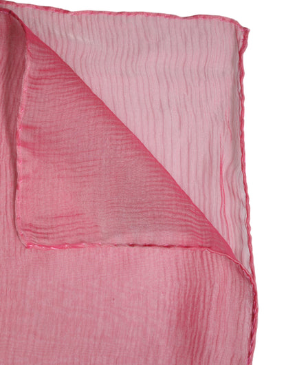 Dolce &amp; Gabbana Sciarpa da donna rettangolare in seta rosa
